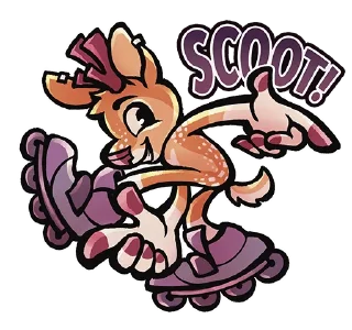 Telegram stiker 🛼 Scootyfrooty stickerz