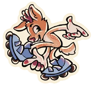 Telegram sticker 🦔 Scootyfrooty stickerz