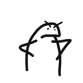 Telegram sticker 😒 - ᗷY @ahMshY 𓉮 . Funny Drawing