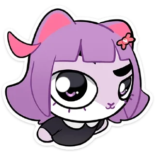Sticker 👀 Масюня-сюсюня