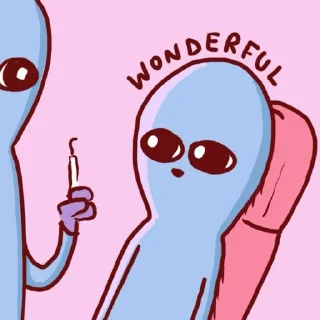 Telegram stiker 🦷 Strange Planet