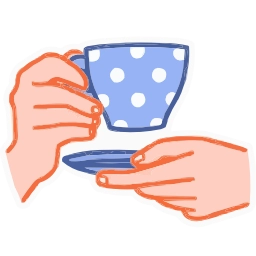 Telegram sticker ☕️ Hands | @Premium_Emojis_Telegram