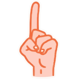 Telegram sticker ☝ Hands | @Premium_Emojis_Telegram