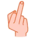 Video sticker 🖕 Hands | @Premium_Emojis_Telegram
