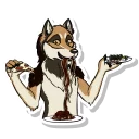 Telegram stiker 🍝 Alpine Wolfe