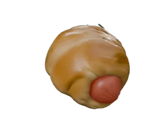 Video sticker 🍆 Taiwanese Mini Hot Dog Bread