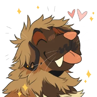 Telegram sticker 😋 Dogs 🐕 💞