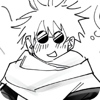 Telegram sticker 😖 غوجو العم ::@silve_r1