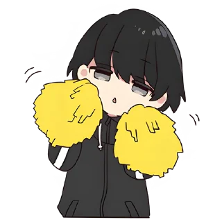 Telegram sticker ✊ Юрудура-кун @Nyasticks