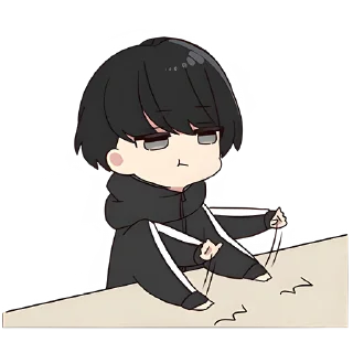 Telegram sticker 😭 Юрудура-кун @Nyasticks