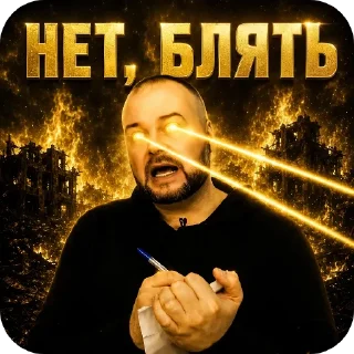 Telegram sticker 🔥 Пошел ты нахуй пидор блять
