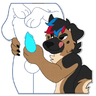 Telegram sticker 🍆 Echo Shep