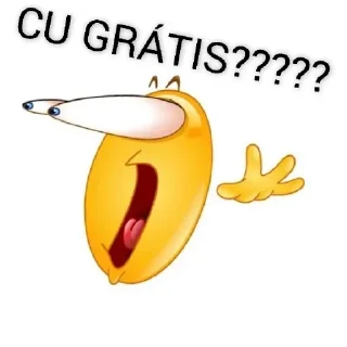 Telegram sticker 👀 Emoji shitpost ¦ @figurinhasWa