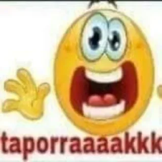 Telegram sticker 😱 Emoji shitpost ¦ @figurinhasWa