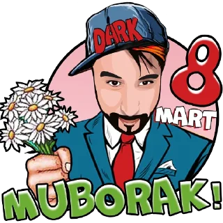 Telegram stiker 🌸 UZB Smiles by @VJ_DARK)