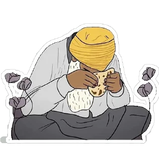 Telegram sticker 🌮 ਗੁਰੂ ਕਾ ਲੰਗਰ @PunjabiSticker