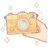 Sticker 📸 yellow ✨ @cute_enot_art