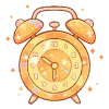 Sticker ⏰ yellow ✨ @cute_enot_art
