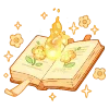 Video sticker 📖 yellow ✨ @cute_e...