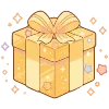 Video sticker 🎁 yellow ✨ @cute_e...