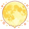 Sticker 🌕 yellow ✨ @cute_enot_art