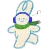 Sticker 🐰 doodle ➜ @emoji1