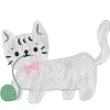 Video sticker 🐈 doodle ➜ @emoji1