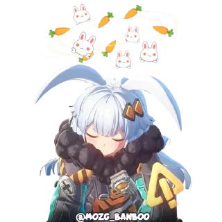 Telegram sticker 😵‍💫 ТЭФФИ ОТ @MOZG_BANBOO