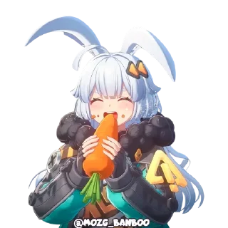 Sticker 🥕 ТЭФФИ ОТ @MOZG_BANBOO