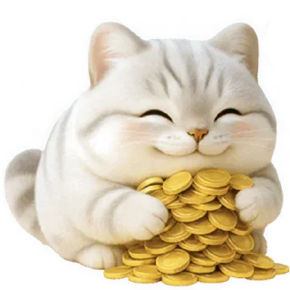 Telegram sticker 🤑 Супер милый кот @Nyasticks