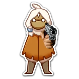Telegram sticker 🔫 Sky: Моль Света by @chompydump