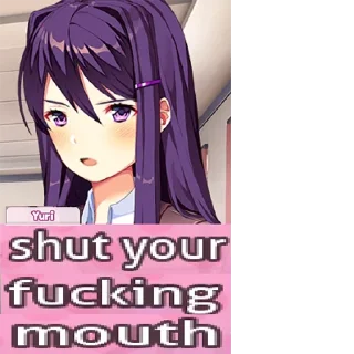 Video sticker 🧐 ddlc yuri shitpost pack