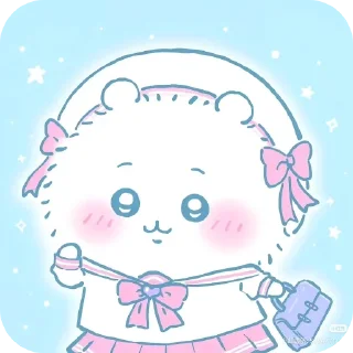 Telegram sticker 🙂 치이카와이야기하는방8
