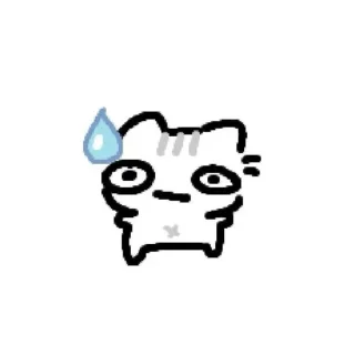 Telegram sticker 😓 🐱 :: @fStikBot