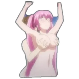 Телеграм стикер 😁 Anime 18+