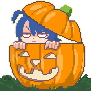 Телеграм стикер 🎃 hcnone art • @tsuuii