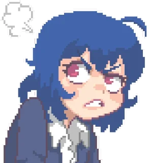 Телеграм стикер 😤 hcnone art • @tsuuii