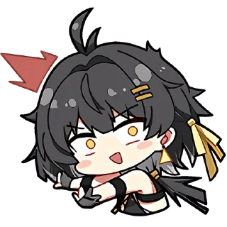 Telegram sticker 🌊 Wuthering Waves Official 🌊. @Anime_Sticker_noob