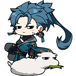 Telegram sticker 🌊 Wuthering Waves Official 🌊. @Anime_Sticker_noob
