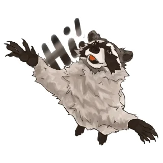 Video sticker ✋ DannyRaccoon