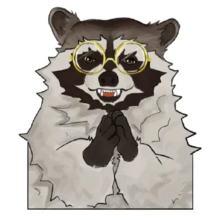 Telegram sticker 😀 DannyRaccoon