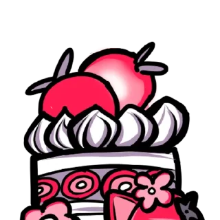 Sticker 🍰 🍰 The NOexistenceN of me @ACCE_MEGU