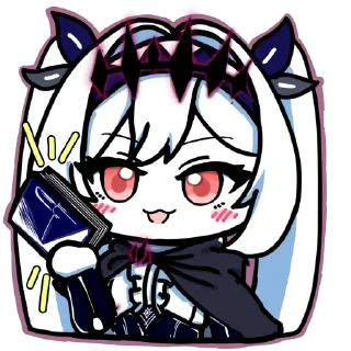 Telegram sticker 🍰 🍰 The NOexistenceN of me @ACCE_MEGU
