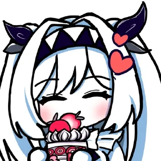 Telegram sticker 🍰 🍰 The NOexistenceN of me @ACCE_MEGU