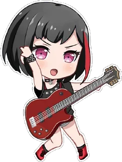 Video sticker 😈 Ran Mitake (BanG Dream!)