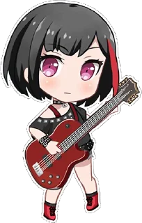 Video sticker 😕 Ran Mitake (BanG Dream!)