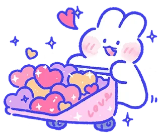 Telegram sticker ⭐ ૮꒰ ｡っ -｡꒱ఎ   ⃝@mewsticks ⊹  ◜ ♡  𝅭