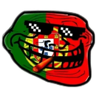 Telegram sticker 😳 troll face (@emopix)