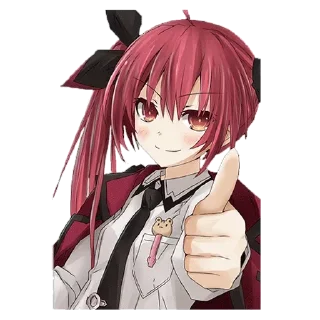 Телеграм стикер 👍 Dragon-Senpai 2nd pack!