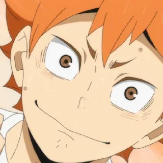 Telegram sticker ☀️ - 𝐽𝑂𝐼𝑁 : @AHMSHY . Hinata Shoyo